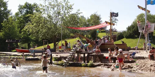 Wasserspass im Freizeitpark „Villeneuve-sur-Lot&quot;, Foto: Michael Tonn